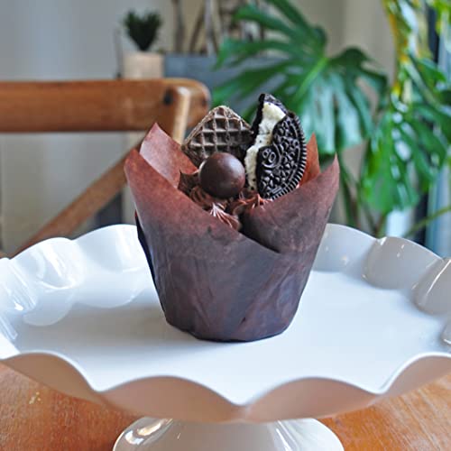 Large size Brown Tulip Baking Cups 2 (Brown)