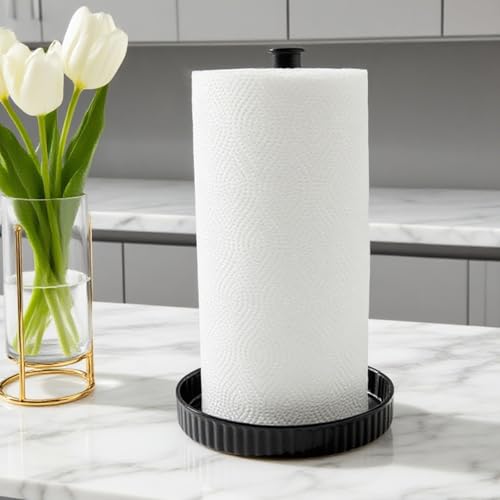 Paper Towel Holder Countertop (Classic Black)
