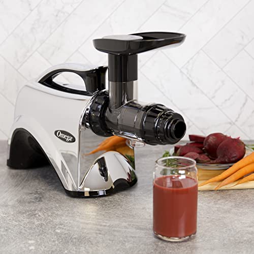 Juicer Premium Vegetable and Fruit Juice Extractor and Nutrition System Makes Nut Milks Baby Food and Sorbets (Silver)