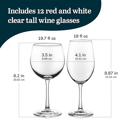 Vineyard Reserve Wine Glasses Set of 12