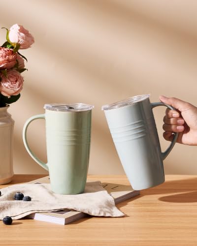 Jupiter Large Coffee Mug (Jupiter-Light Blue and Light Green / 4pcs)
