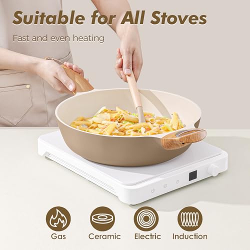 Ceramic Cookware Sets (Ceramic Taupe)