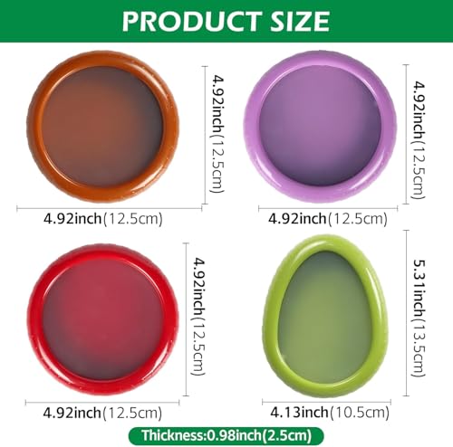 Avocado Saver and Onion Storage (Brown, green, red, light purple)