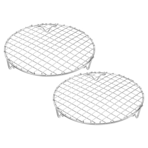 2 Pcs Round Cooking Rack with Legs (2 Count)