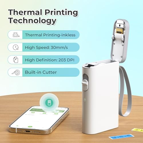 P21 Label Maker Machine with Tape