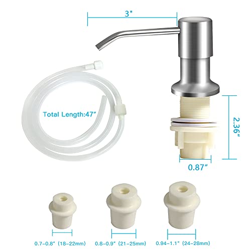 Dish Soap Dispenser for Kitchen Sink
