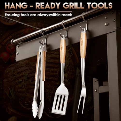 3PCS Grilling Accessories Set (17.9IN)
