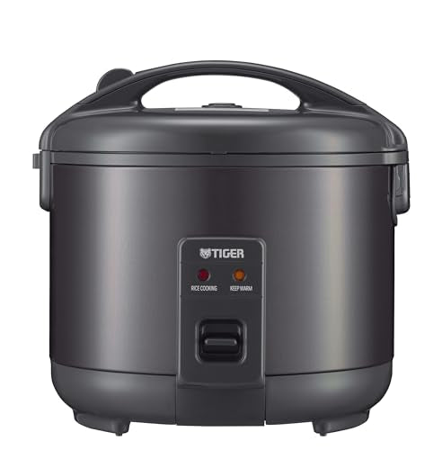 JNP-S10U-KY 5.5 Cup Capacity Rice Cooker with Non-Stick Inner Pot, Retractable Power Cord, and Keep Warm up to 12 hours, Black (5.5 cup)