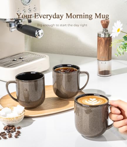 Ceramic Coffee Mugs Set of 6 (reactive glaze-5 / set of 6)