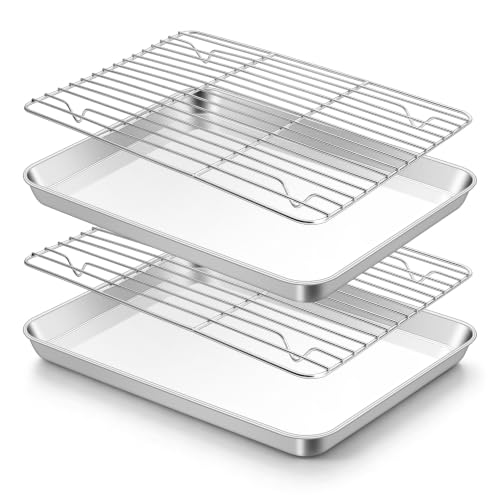 Stainless Steel Baking Sheet with Rack Set
