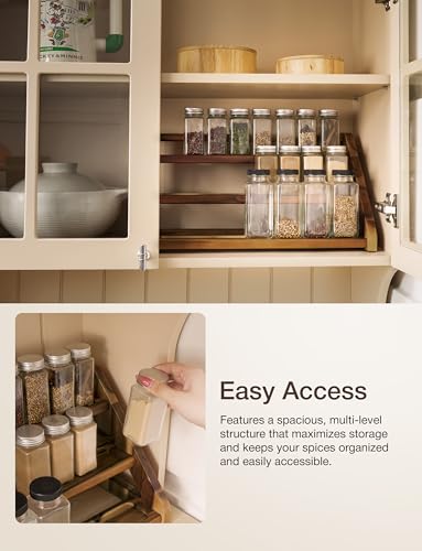 Acacia Wood Spice Rack