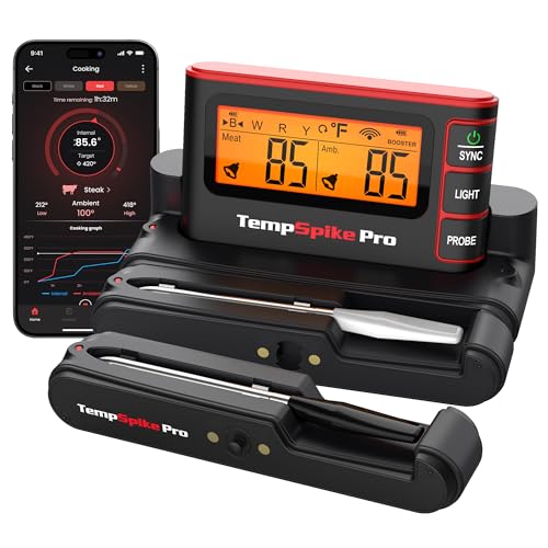 Wireless Meat Thermometer Digital with App (2 Probes)