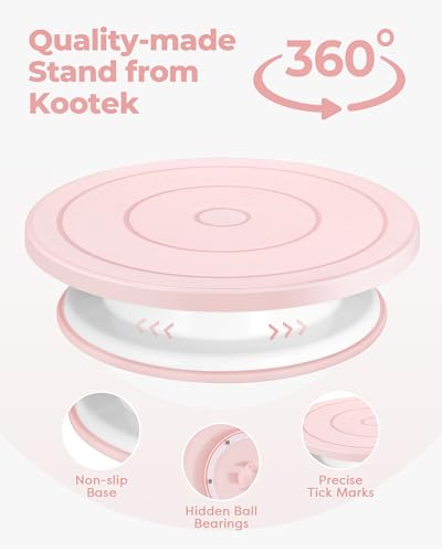 158 Cake Decorating Kit Baking Supplies Tools for Beginners & Pros (Light Pink)