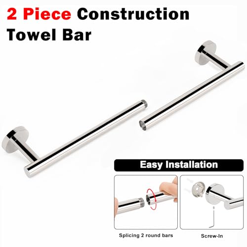 Bath Towel Bar (Chrome Finish / 26 Inch)