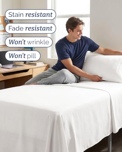 Twin XL 3 Piece Sheet Set (02 - Antique White / Twin XL)