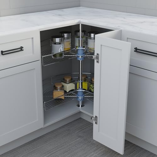 Dowell Base Cabinet Kidney Shape Dia.24 270° Lazy Susan