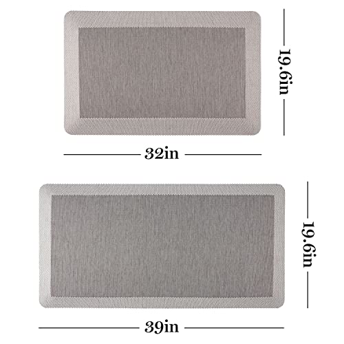 Mira Modern Heathered Anti (Grey / 19.6"L x 19.6"W x 0.5"Th)