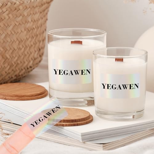 1x2 Inch Transparent Holographic Thermal Labels Stickers (Holographic Transparent / 1*2 inch)