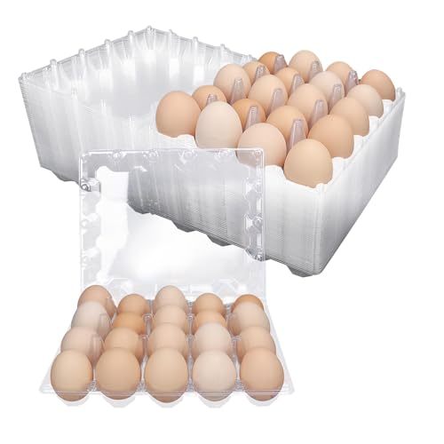 50 Pack Bulk Egg Cartons (20 Grids)