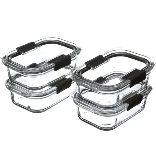 Brilliance Glass Food Storage Containers (3.2 Cup (8-Piece))