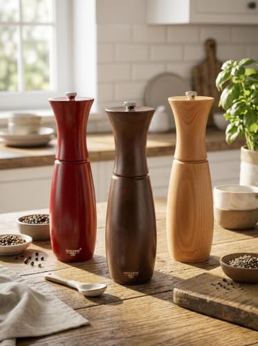 Fletchers' Mill Border Grill Salt Mill (Walnut Stain / Salt Mill)