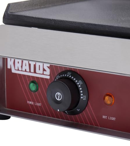 Commercial Electric Panini Sandwich Grill with Smooth Plates (Small w/ Smooth Plates)