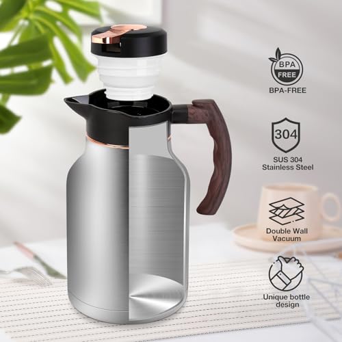 54oz Thermal Coffee Carafe (Silver)