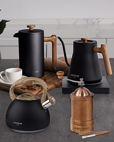 POLIVIAR Tea Kettle (2.6 Quarts / Black Ti)
