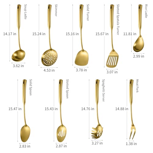 Kitchen Utensil Set (Gold)