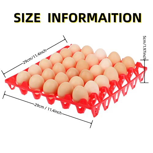8 Pack Plastic Egg Tray Egg Crates 30 (8 Count)