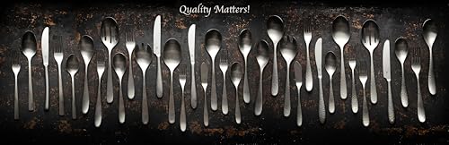Matte Silverware Set (40-Piece Flatware Set)