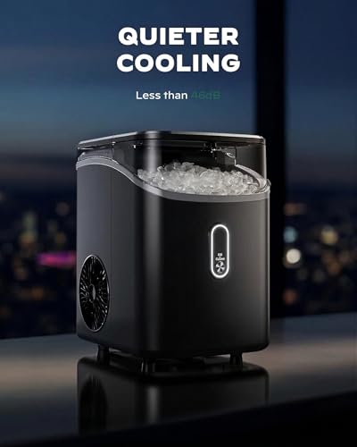 Nugget Ice Maker Countertop (Dark / 33 lbs)