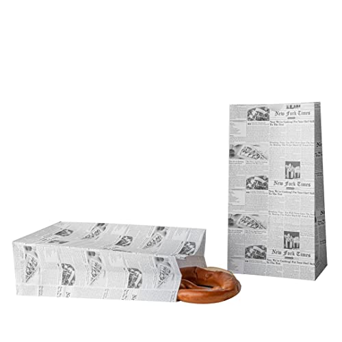 Bag Tek 6 Lb Disposable Lunch Bags (6 lb / Newsprint)