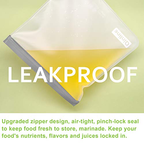 Reusable Food Storage Bags (Grey)