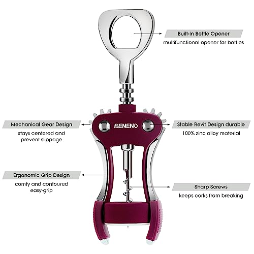 Wine Opener Premium Wing Corkscrew Wine Bottle Opener