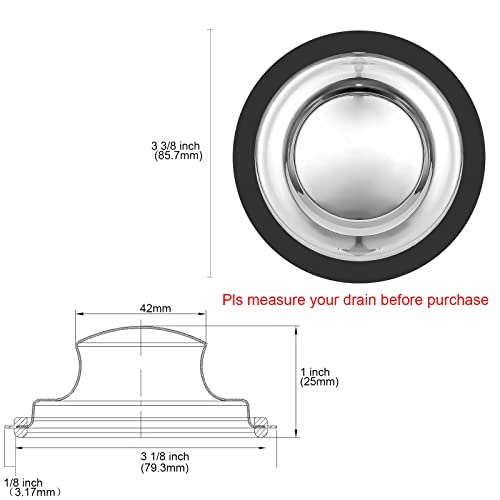 Kitchen Sink Strainer and Sink Stopper (3 PCS)