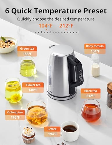Stainless Steel Temperature (1.8 Quarts / Silver Digital)