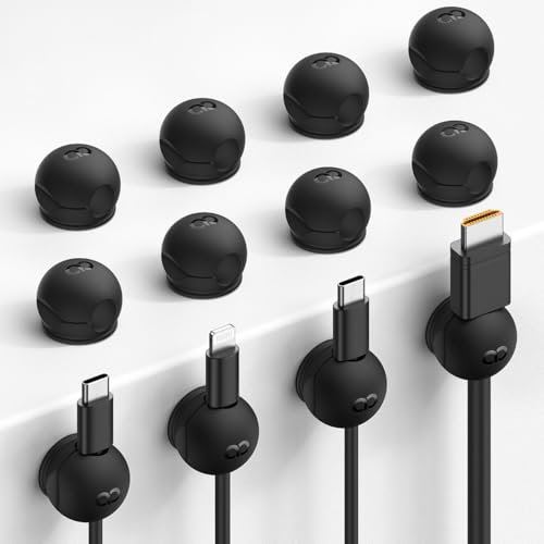 12 Pack Magnetic Cord Organizer (12Pack - Silicone Magnetic)