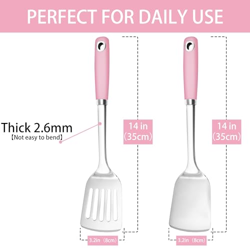 14 in Pink Spatula Set (2PCS-Spatulas set / Pink)