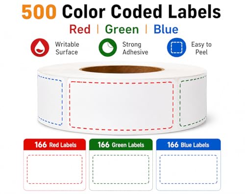 500 Removable Freezer Labels (500 Count)