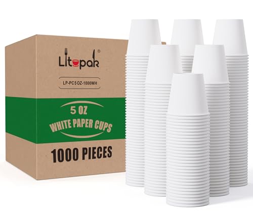 1000 pack 5 oz Paper Cups (5oz-white)
