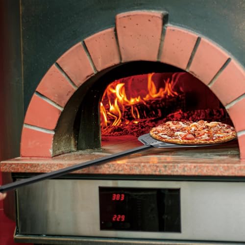 14" x 17" Perforated Pizza Peel (14" - 49 inch overall)