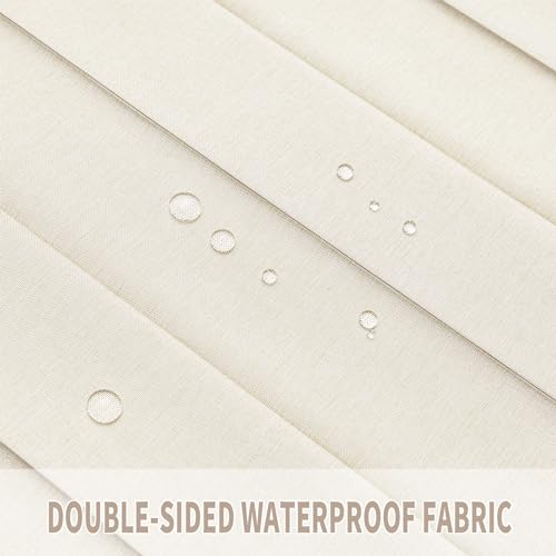 Closet Curtains for Bedroom Closet Door (Butter Cream / 52"W x 78"L (Pack of 1))
