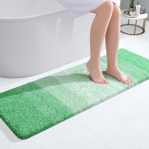 Bathroom Runner Rug 47x17 (47" X 17" / Green)
