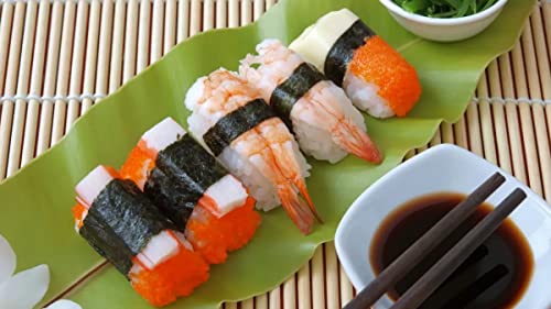 4 Pack Bamboo Sushi Rolling Mat