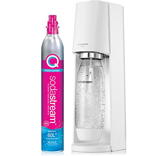 TERRA Sparkling Water Maker (White / Value Bundle)