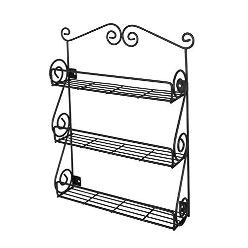 Diversified Scroll Wall (Black / 3-Tier / Scroll)