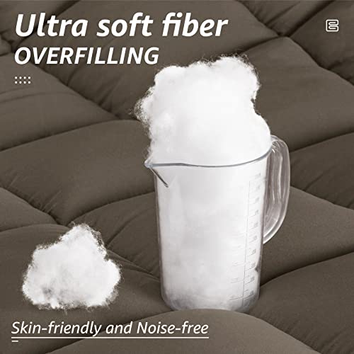All Season Full Size Bed Comforter (Taupe / Full（82*86）)