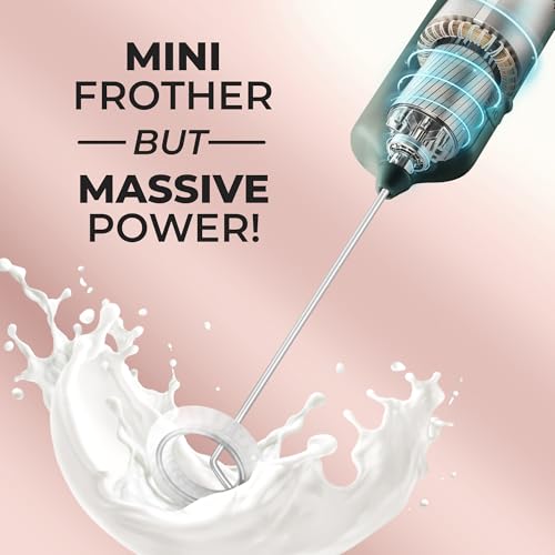 Mini & Mighty Milk Frother Wand (Aurelian Emerald / Mini Frother)