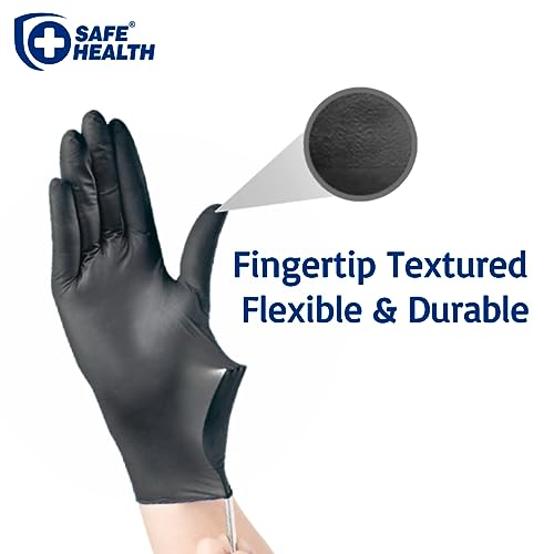 Nitrile Black Industrial Disposable Gloves (1000 Count)